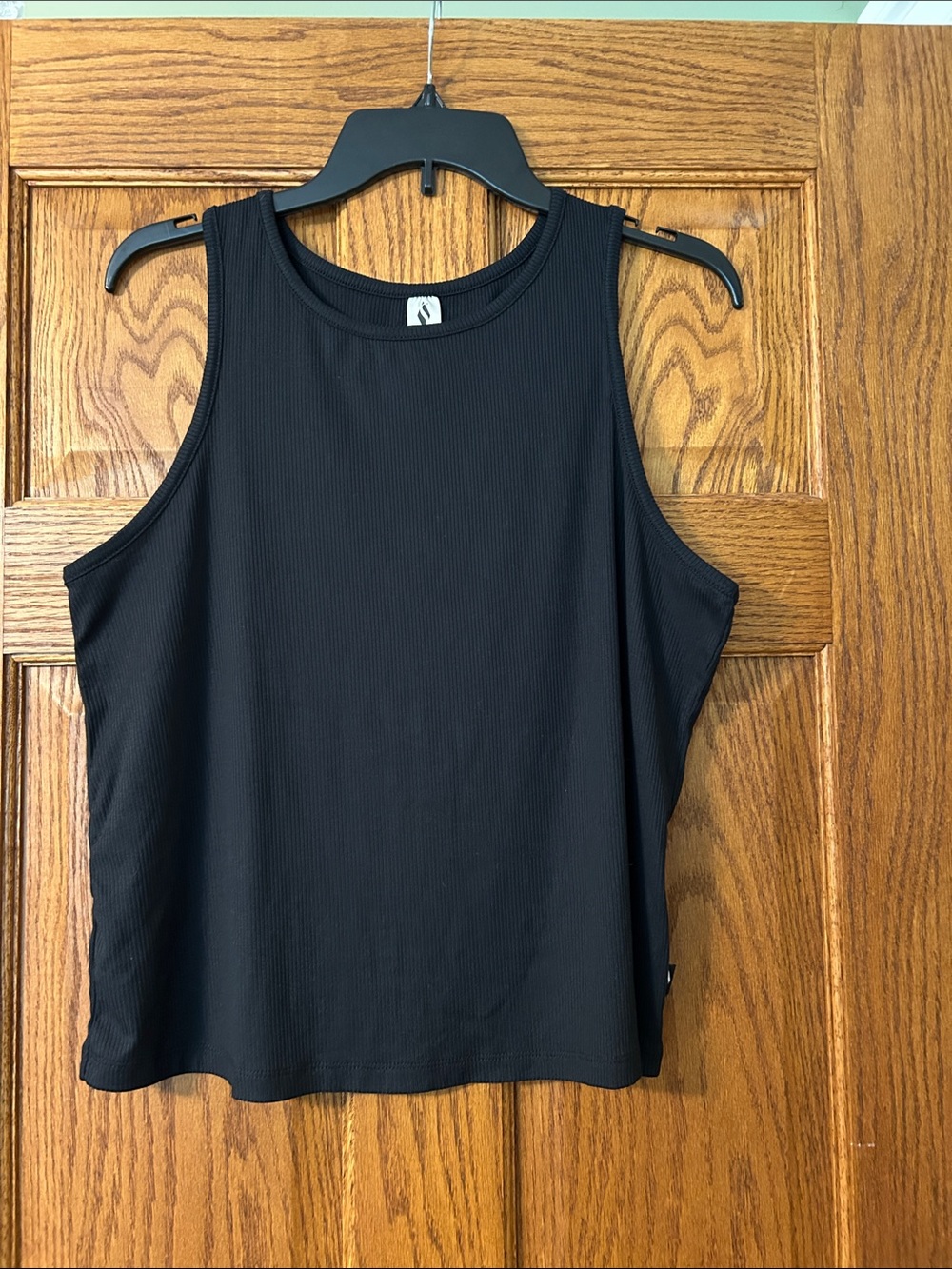 Skechers Black Ribbed Tank Top